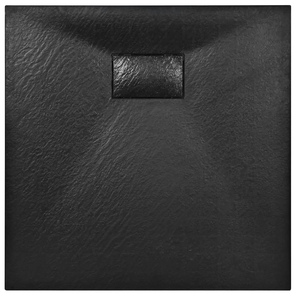 vidaXL - Douchebak - 90x90 - cm - SMC - zwart-3