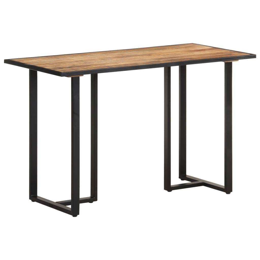 vidaXL - Eettafel - 120 - cm - ruw - mangohout