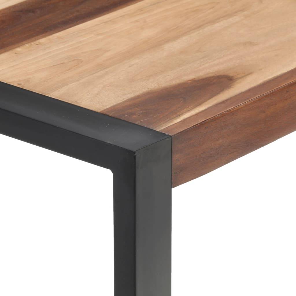 vidaXL - Eettafel - 120x60x75 - cm - massief - hout-3