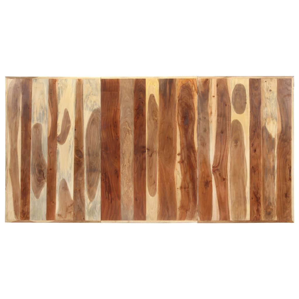 vidaXL - Eettafel - 200x100x75 - cm - hout - met - honingkleurige - afwerking-3