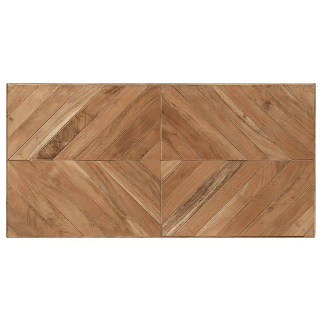 vidaXL - Eettafel - 120x60x76 - cm - massief - acaciahout - en - mangohout-1