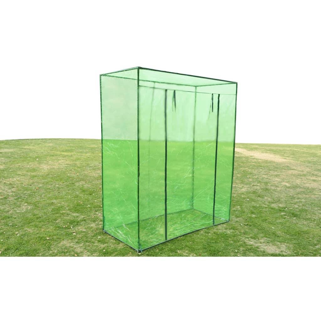 vidaXL - Tuinkas - stalen - frame - PVC-1