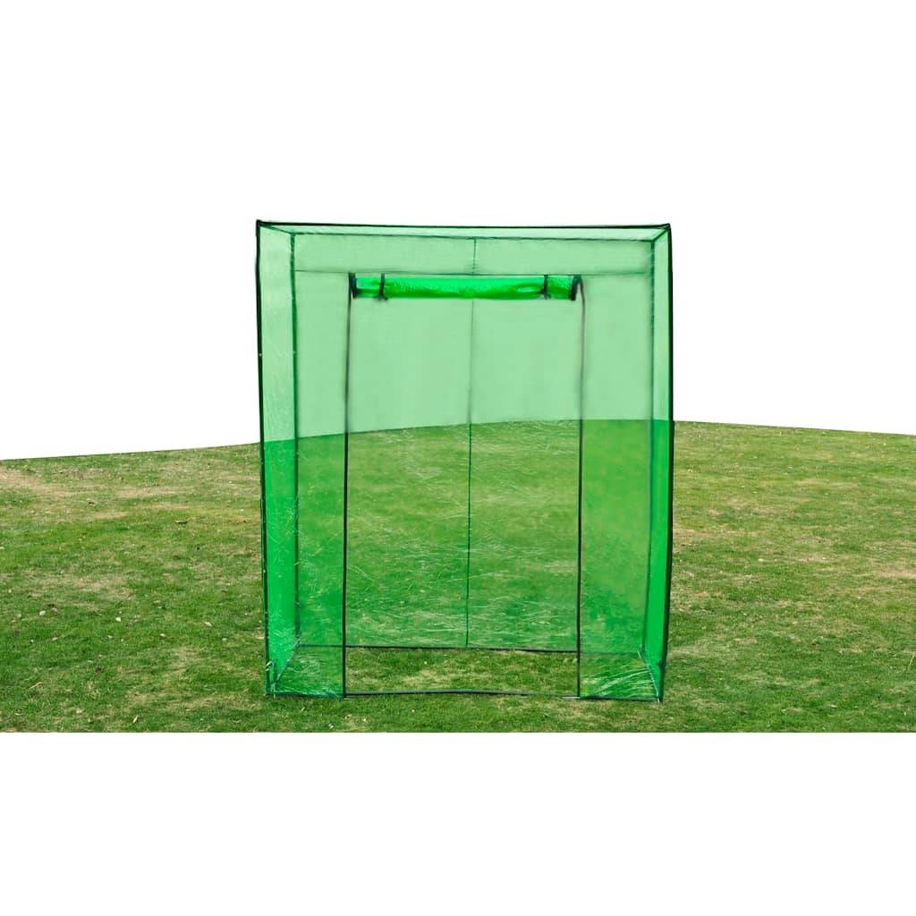 vidaXL - Tuinkas - stalen - frame - PVC-2