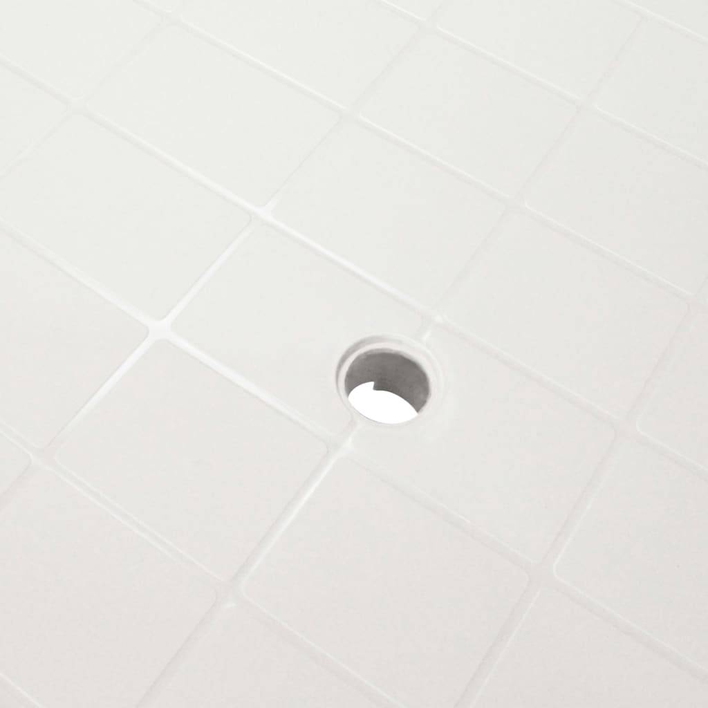 vidaXL - Tuintafel - 101x68x72 - cm - kunststof - wit-3