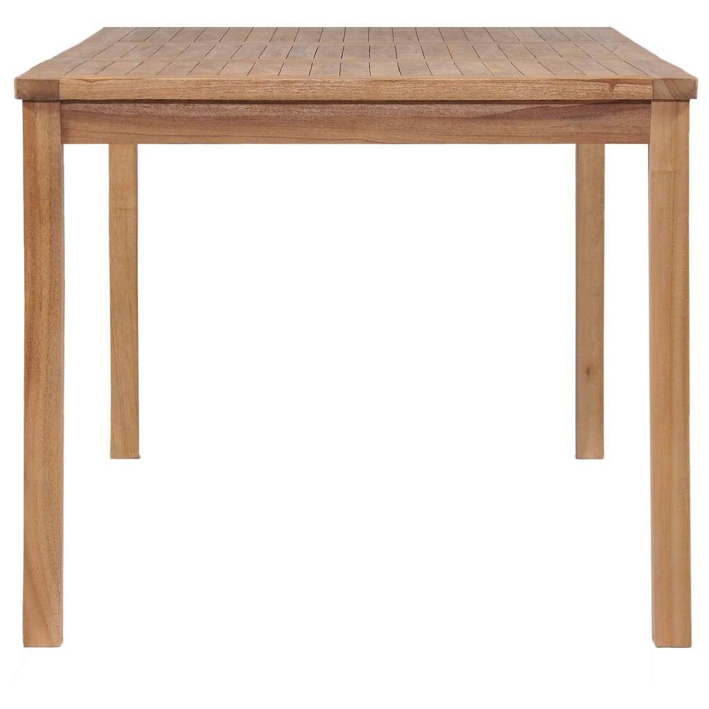 vidaXL - Tuintafel - 150x90x77 - cm - massief - teakhout-2