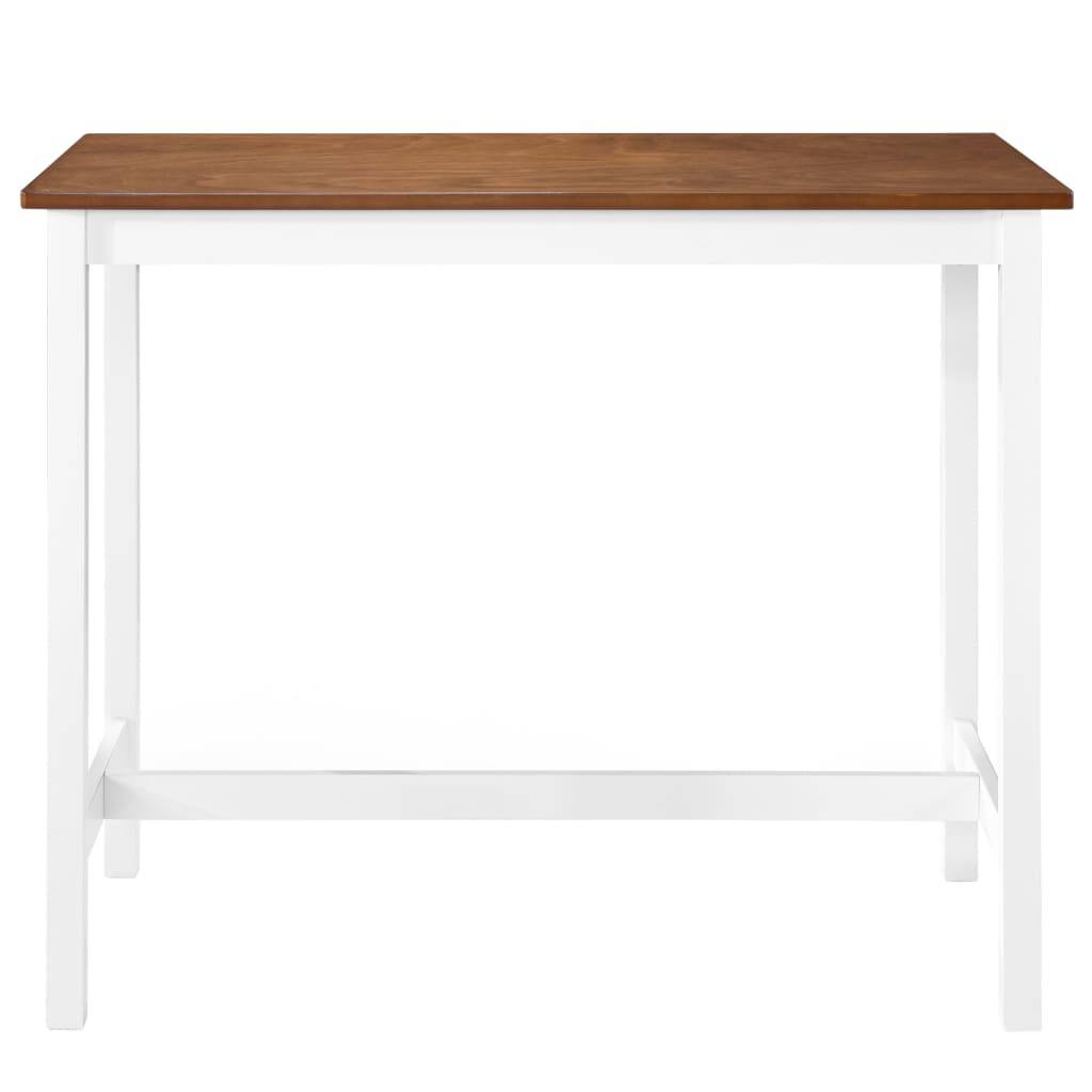 vidaXL - Bartafel - 108x60x91 - cm - massief - hout-1