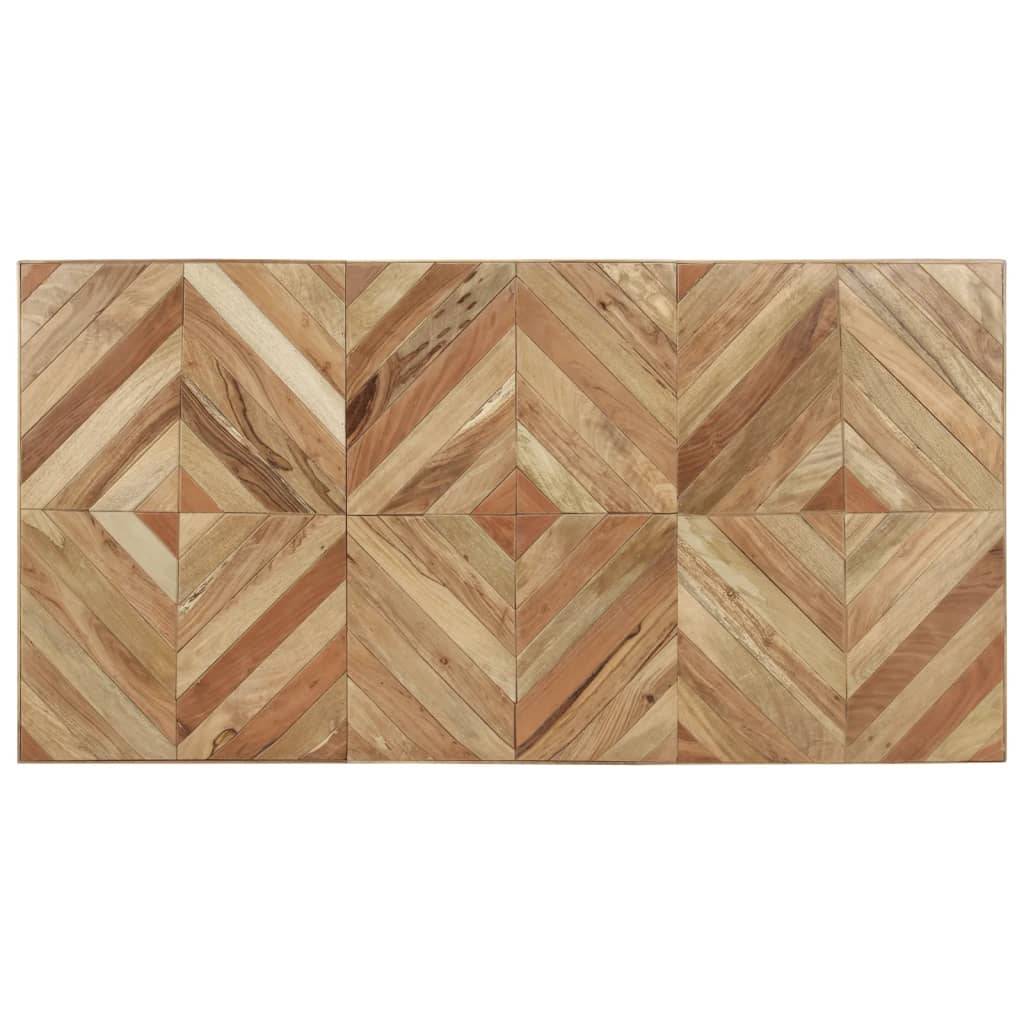 vidaXL - Eettafel - 180x90x76 - cm - massief - acaciahout - en - mangohout-3
