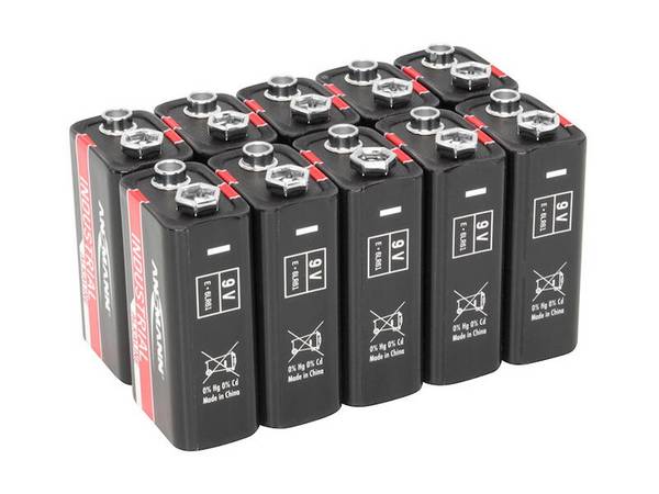 Ansmann Batterijen 9V 10ST