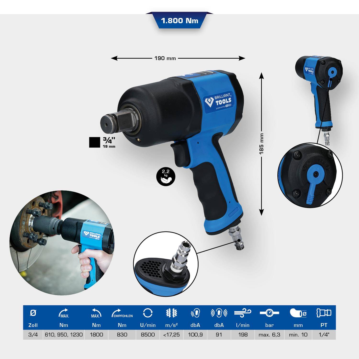 Brilliant Tools BT160200 3/4 perslucht-slagschroevendraaier-3