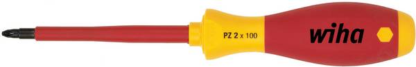 Wiha 00879 00879 VDE Kruiskop schroevendraaier PZ 2 Koplengte: 100 mm DIN ISO 8764, DIN EN 60900