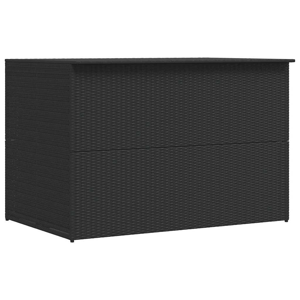 vidaXL - Tuinbox - 150x100x100 - cm - poly - rattan - zwart-0