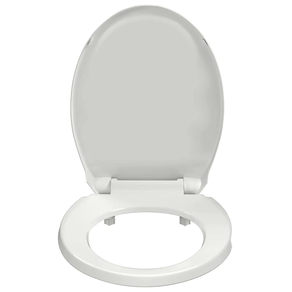 vidaXL - Toiletbril - soft-close - ovaal - wit-3