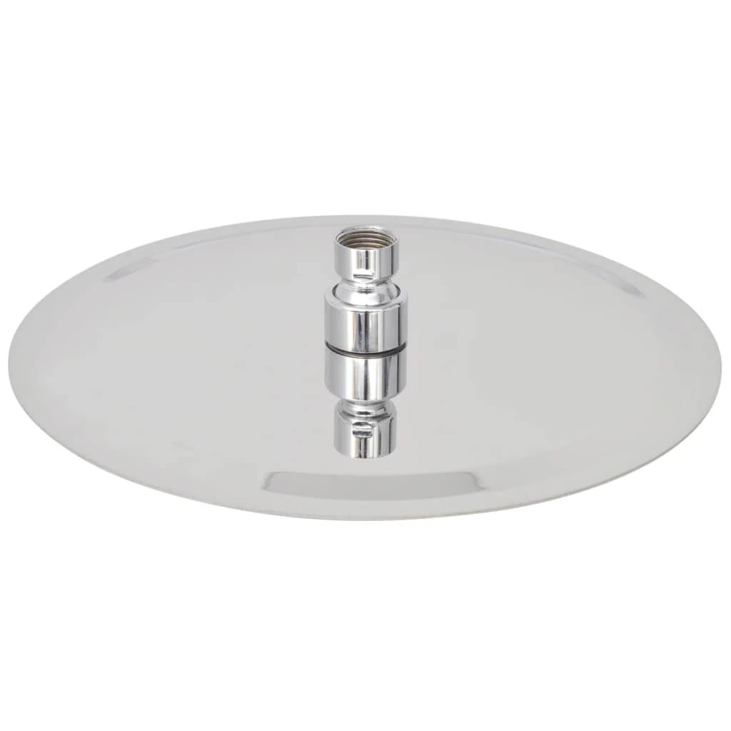 vidaXL - Regendouchekop - rond - 25 - cm - roestvrij - staal-2