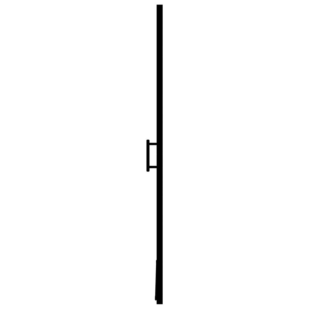 VidaXL Douchedeur 100x178 cm gehard glas zwart-4