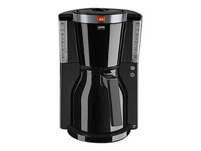 MELITTA Filterkoffiezetapparaat - Look IV Therm Selection 1011-12 Zwart/Geborsteld Staal - 8 Kopjes - Anti-Drupsysteem