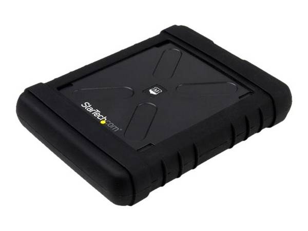 StarTech.com Drivebehuizing SATA - USB 3.0 Micro-B HostInterface - UASP-ondersteuning Extern - Zwart - Hot-swappable aan