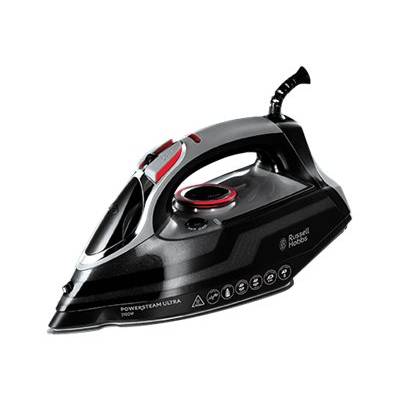 Russell Hobbs 20630-56 strijkijzer, droog- en stoomstrijkijzer, keramische zoolplaat, 3100 W, zwart, grijs-0