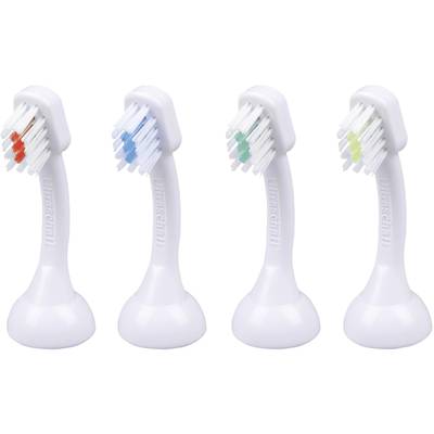 EmmiDent K4 Kids Opzetborstel voor elektrische tandenborstel 4 stuk(s) Wit