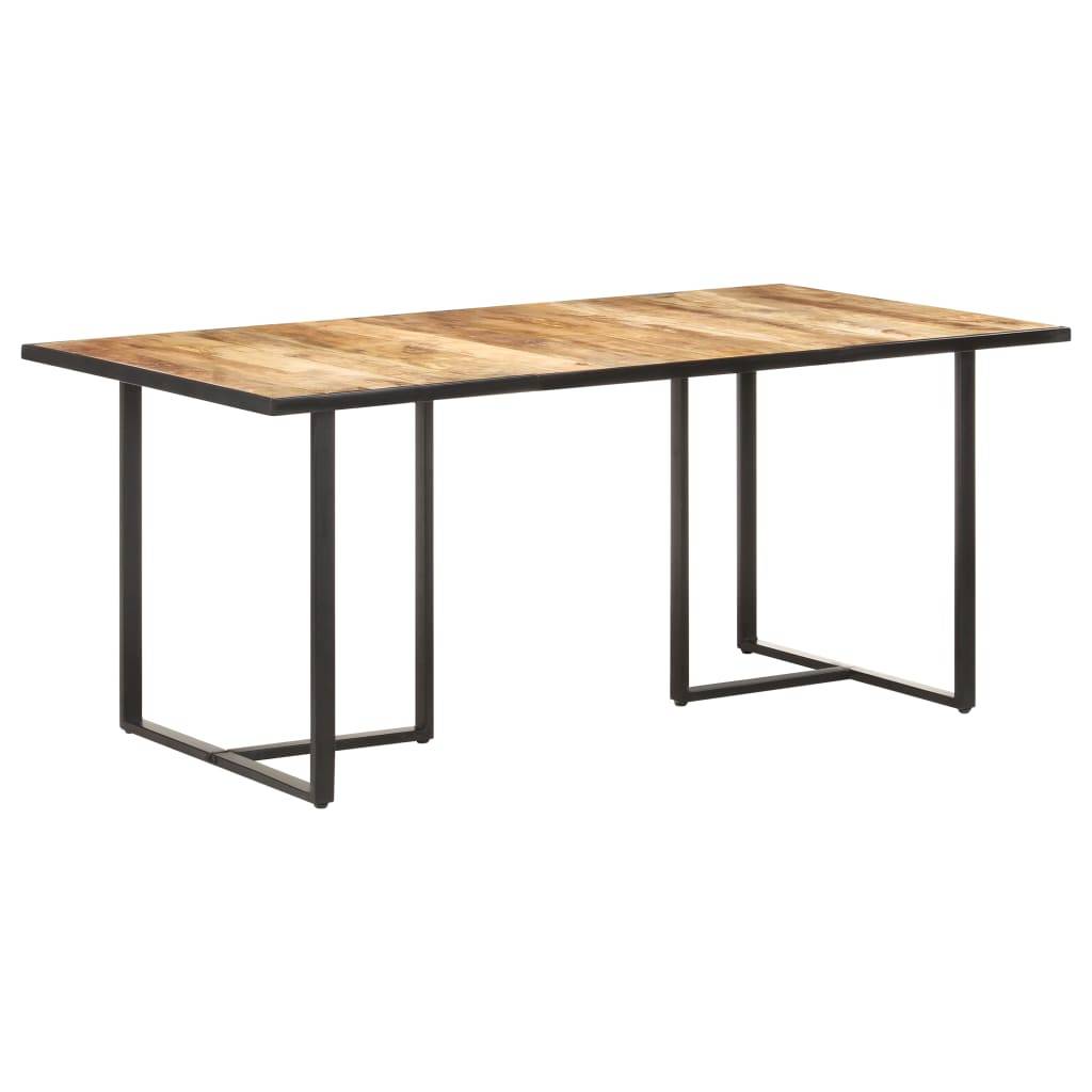vidaXL - Eettafel - 180 - cm - ruw - mangohout