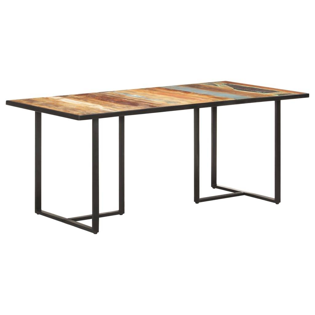 vidaXL - Eettafel - 180 - cm - massief - gerecycled - hout