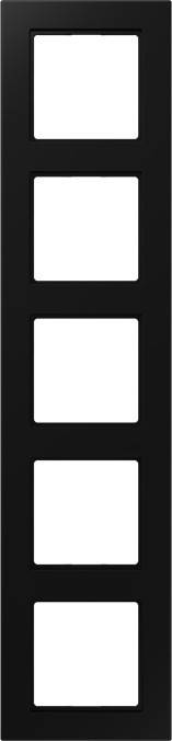Afdekraam 5-voudig A550 grafietzwart mat-0