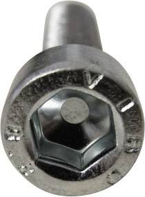 Close-up van een binnenzeskantschroef met zeskante kop. Geschikt voor bouw- of reparatiewerkzaamheden.