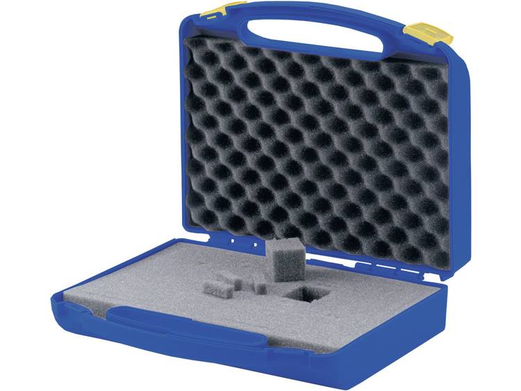 Kunststof koffer met rasterschuim Afmetingen (calc.): (b x h x d) 280 x 250 x 85 mm Kunststof