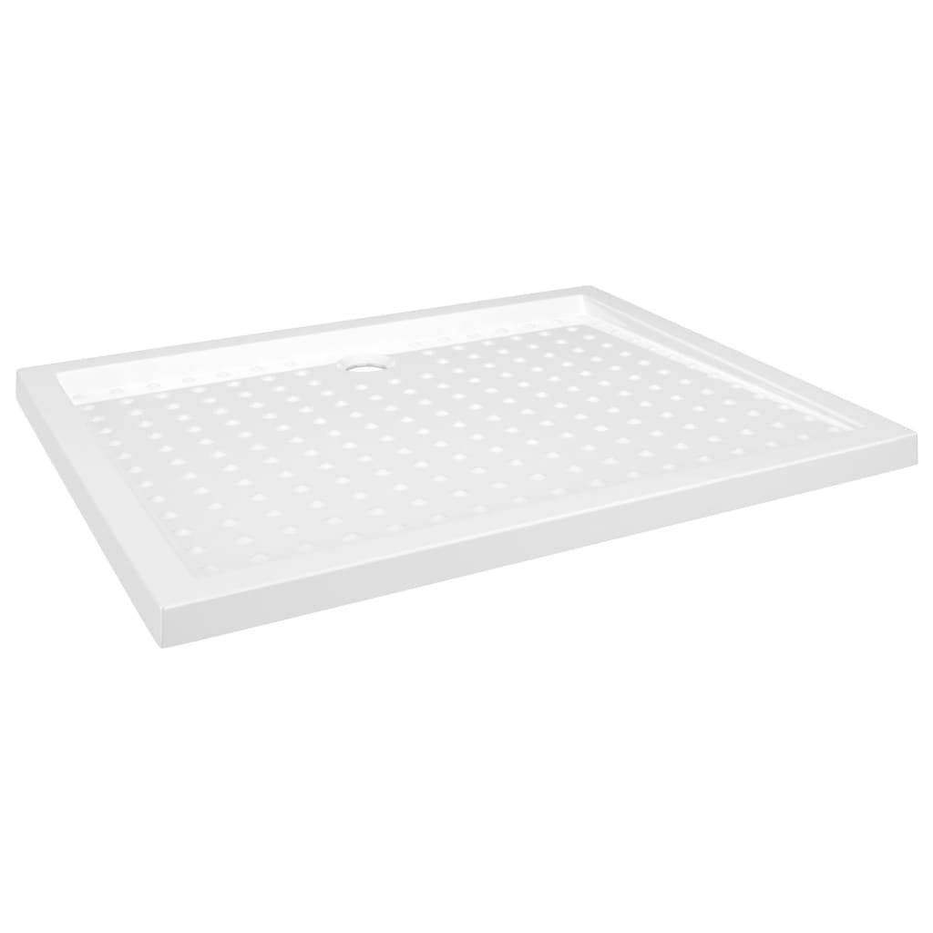 Vidaxl douchebak met noppen 80x100x4 cm abs wit 87202862059908720286205990