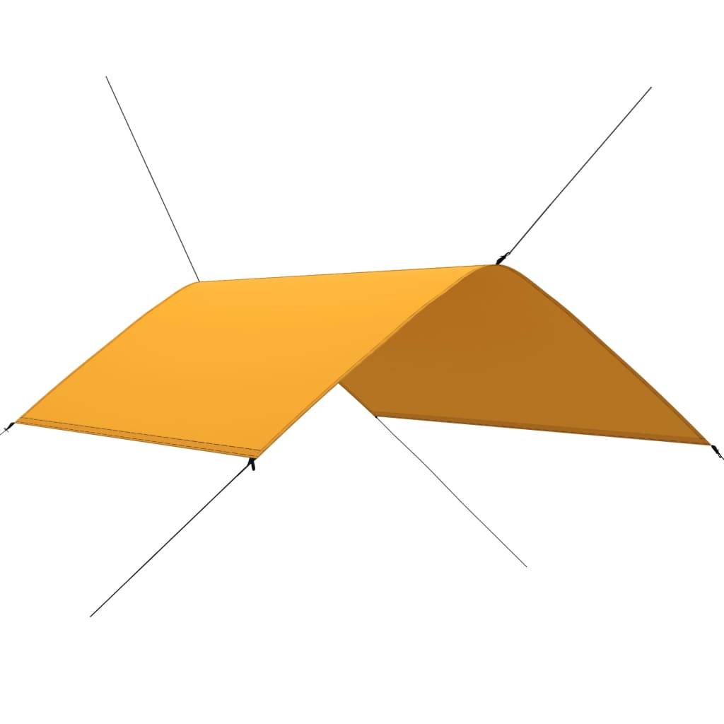 Vidaxl afdekzeil 3x2 m geel 87202861523868720286152386-1
