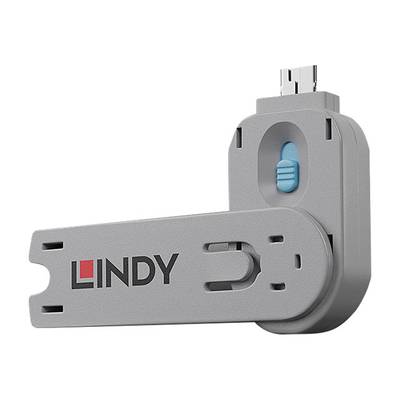 LINDY Lindy USB-A-poortsleutel  Blauw  