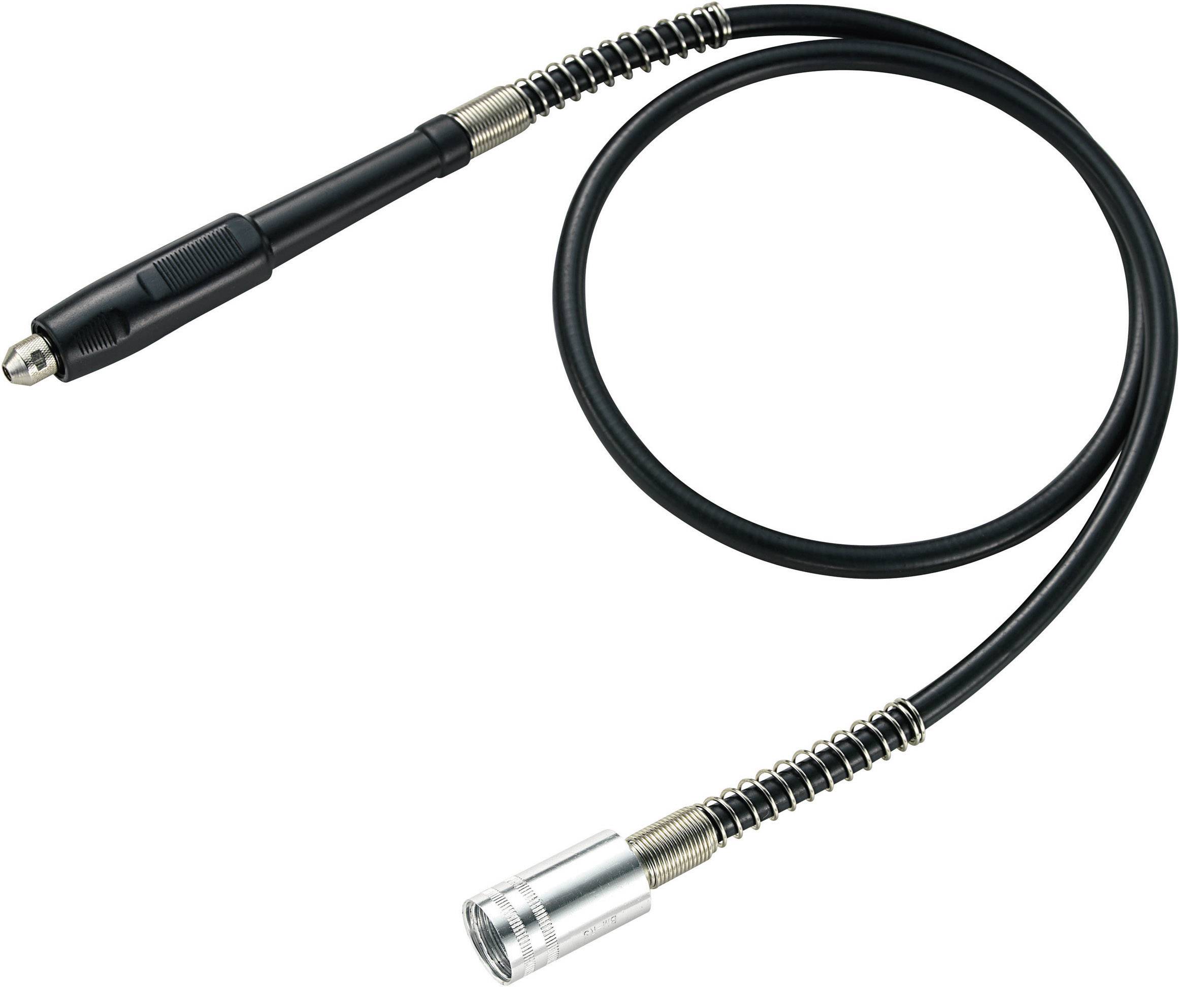 Een zwarte testlamp met spiraalbekabeling en metalen punt, die wordt gebruikt in de auto-diagnose om elektrische verbindingen te testen.