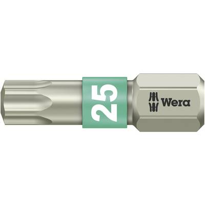 Wera 3867/1 TS TX 25 X 25 MM 05071035001 Torx-bit T 25 RVS  D 6.3 1 stuk(s)