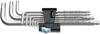 Wera 3950 PKL/9 Inbus Haakse schroevendraaierset 1.5 mm, 2 mm, 2.5 mm, 3 mm, 4 mm, 5 mm, 6 mm, 8 mm, 10 mm 9-delig