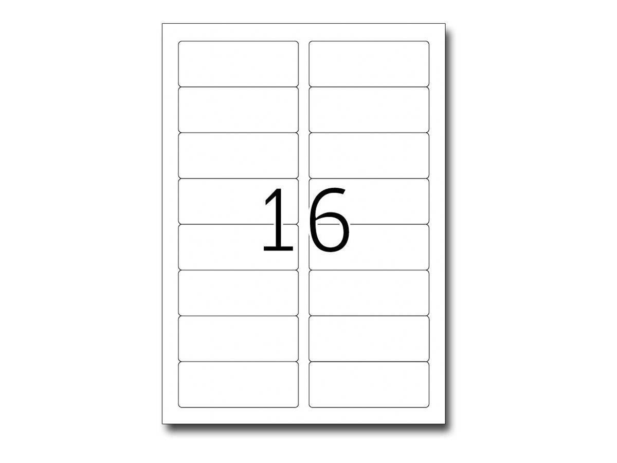 HERMA etiketten A4 wit 88,9x33,8 mm verwijderbaar papier 400 stuks.-1