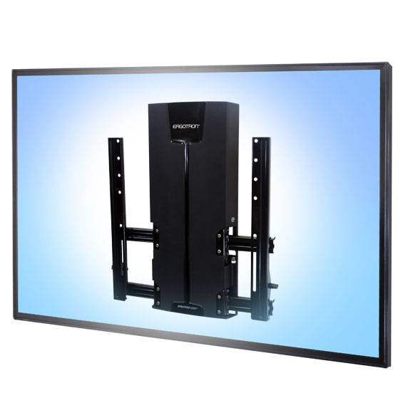 Ergotron 61-128-085 Bureauhouder voor flatscreen 160 cm (63") Muurhouder Zwart-2