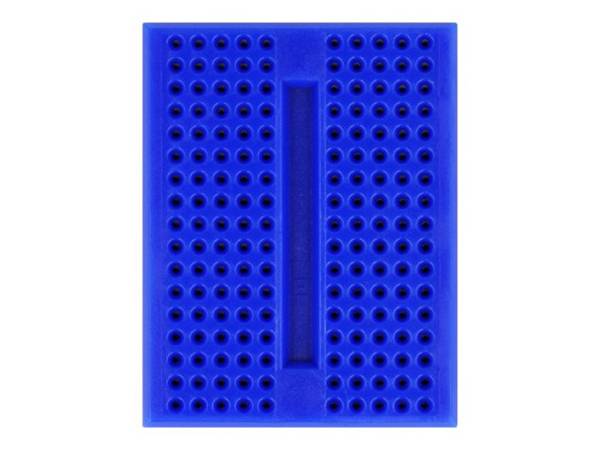 Mini Breadboard met 170 insteekpunten / blauw