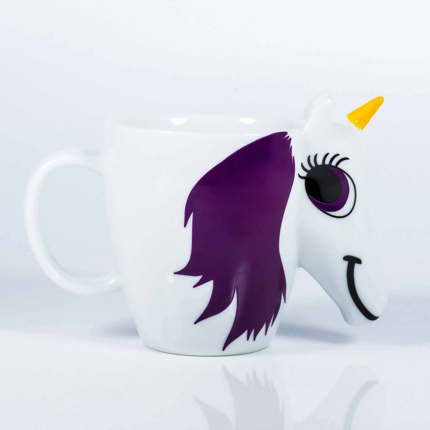 ThumbsUp! "Unicorn" Mok die van kleur verandert, 300 ml, wit-4