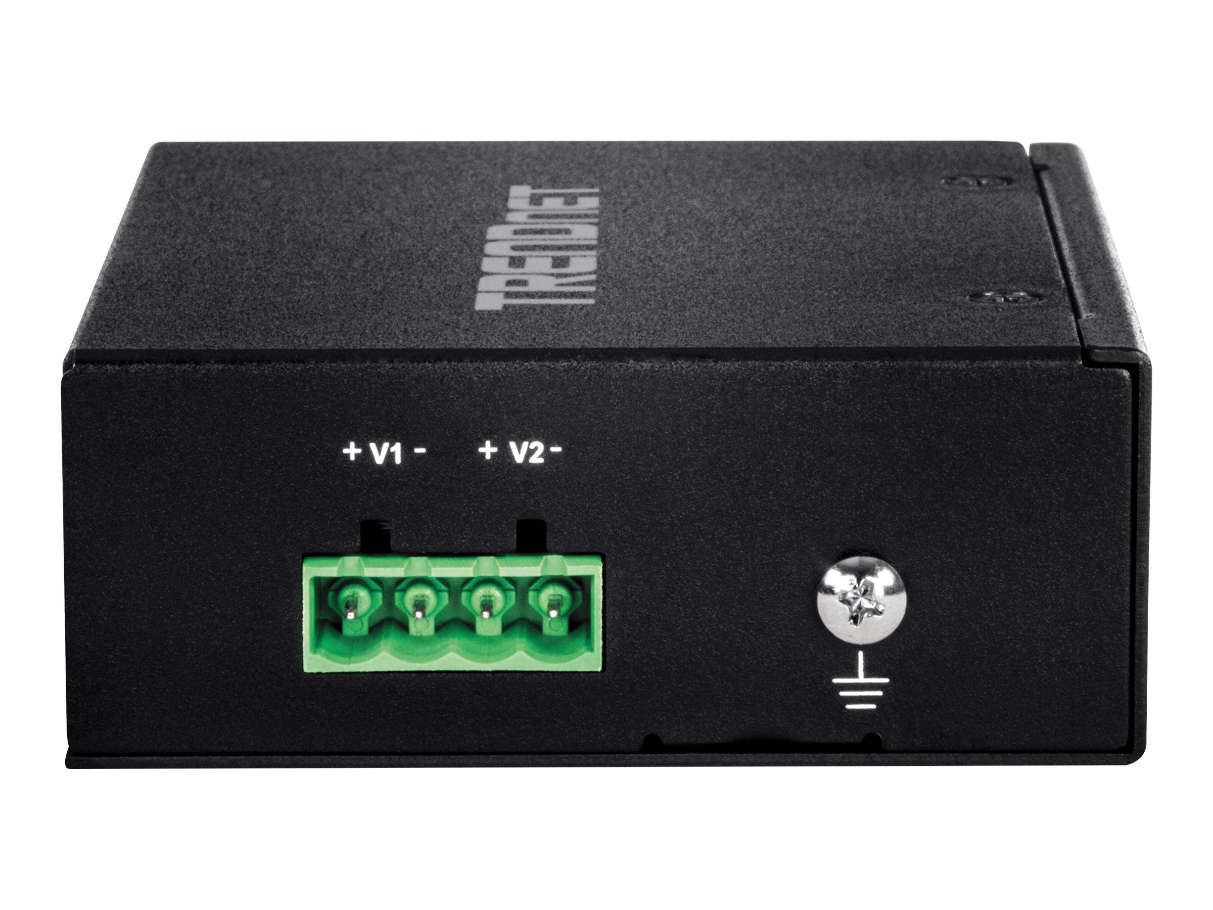 TRENDnet TI-E50 Industriële Fast Ethernet DIN-railschakelaar 5-poorts-3