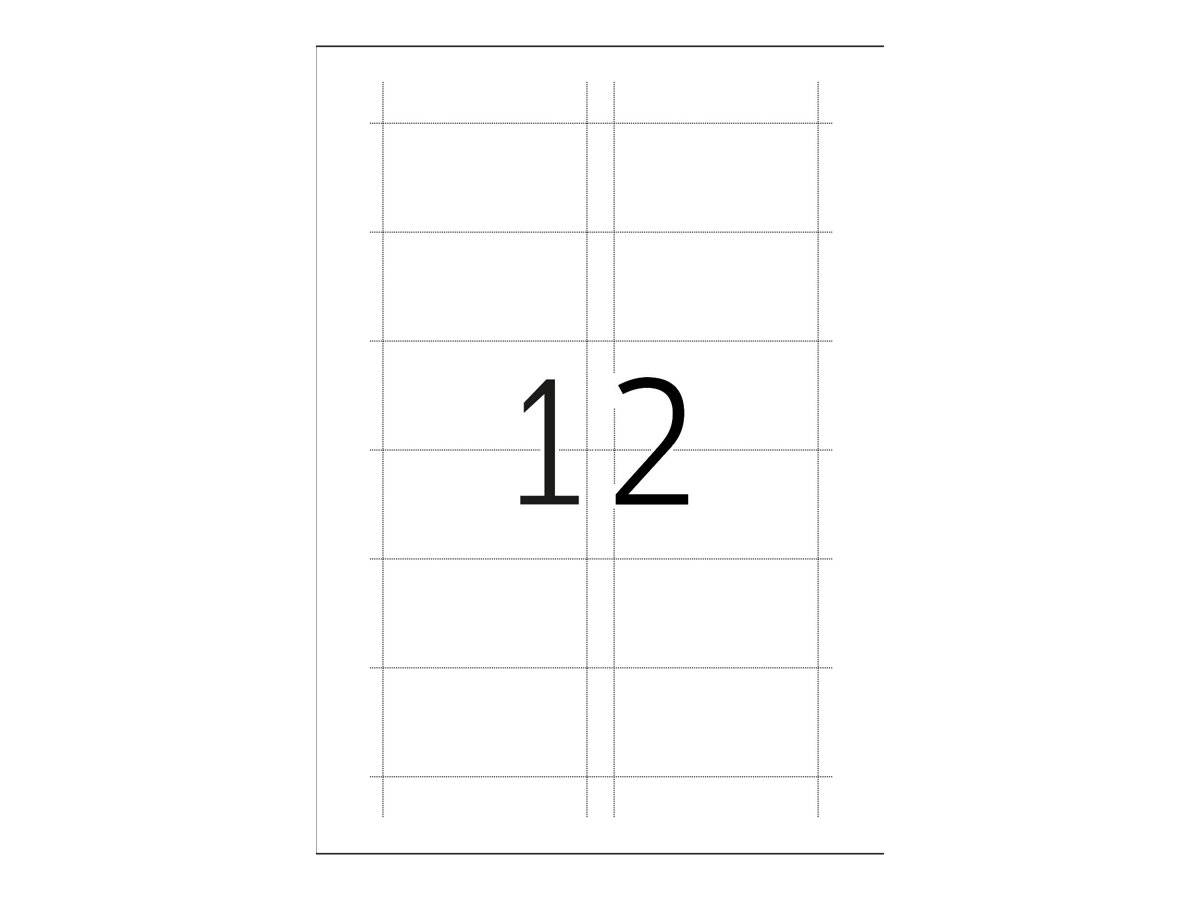 HERMA naamplaatjeshouder. A4 75x40 mm wit karton, 300 stuks.-2