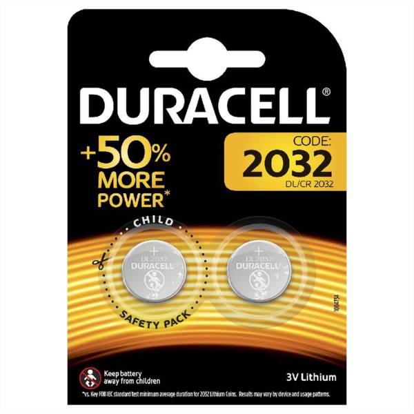 Duracell lithium CR2032 blister 2