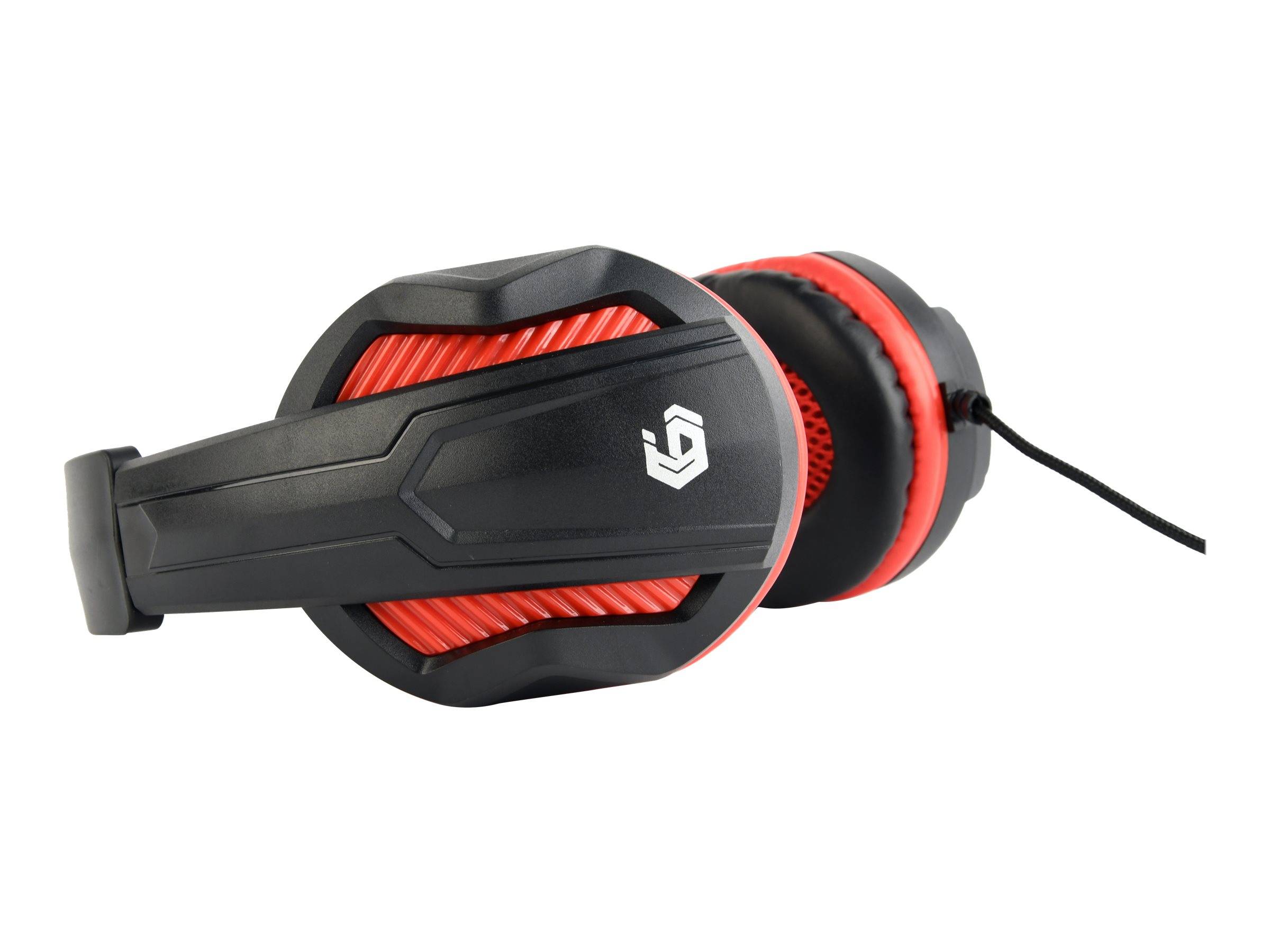 Gembird GHS-03 Gamen Over Ear headset Kabel Stereo Zwart, Rood Volumeregeling-1