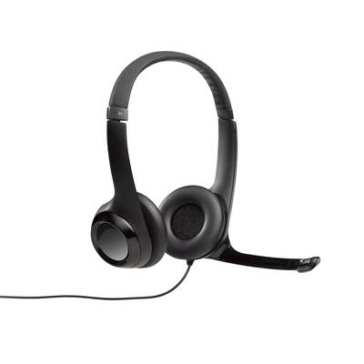 Logitech H390 Over Ear headset Kabel Computer Stereo Zwart Ruisonderdrukking (microfoon), Noise Cancelling Volumeregelin