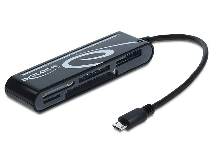 DeLOCK Micro USB OTG Cardreader - 0,10 meter-1