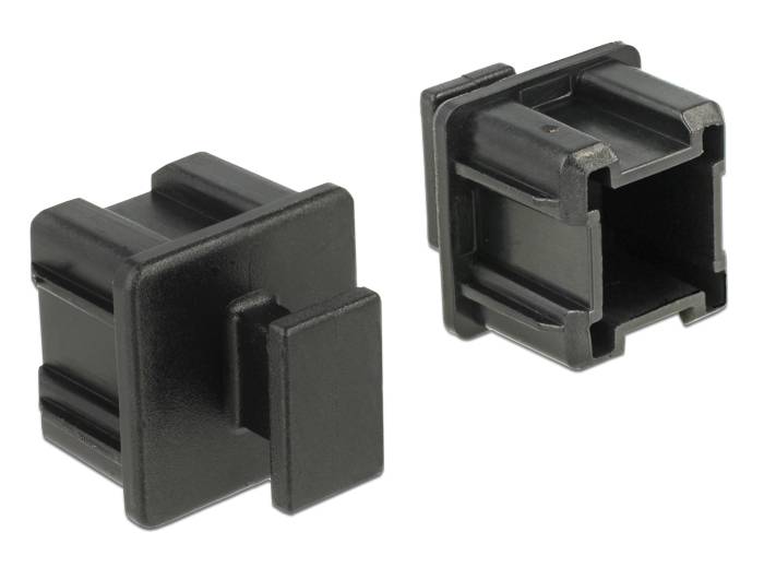 Delock Dust Cover for Mini SAS HD SFF 8644 female with grip 10 pieces black-2