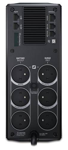 APC by Schneider Electric Back-UPS BR1500G-FR Line-interactive UPS - 1,50 kVA/865 W - Toren - 8 Uur Recharge - 220 V AC-3