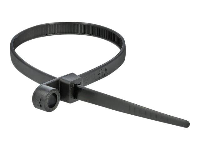 Tie-wraps met montagegat | 160 x 4,8mm | zwart | 10 stuks-1