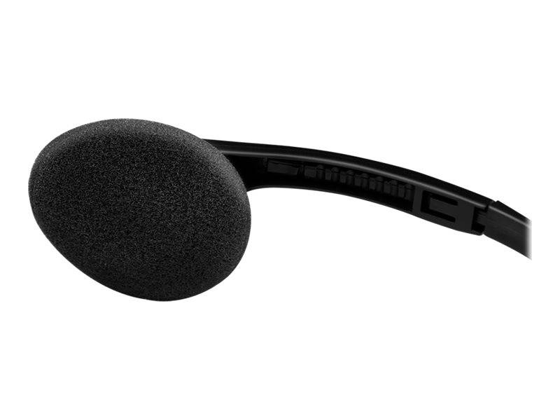 LOGILINK HS0052 Hoofdtelefoon met microfoon; zwart; Jack 3,5mm x2; 1,8m; 32Ω - 1 stuk-3