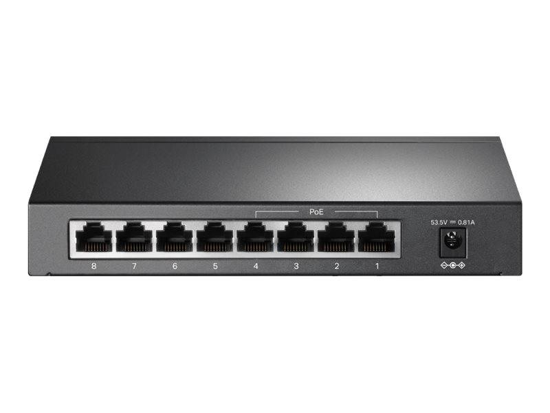 TP-Link TL-SF1008LP netwerkswitch Unmanaged Fast Ethernet (10/100) Power over Ethernet (PoE) Zwart-2