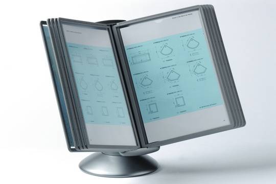 Duurzaam SherpaMotion-displaypaneelsysteem, 10 A4-grafietkleurige displaypanelen-4