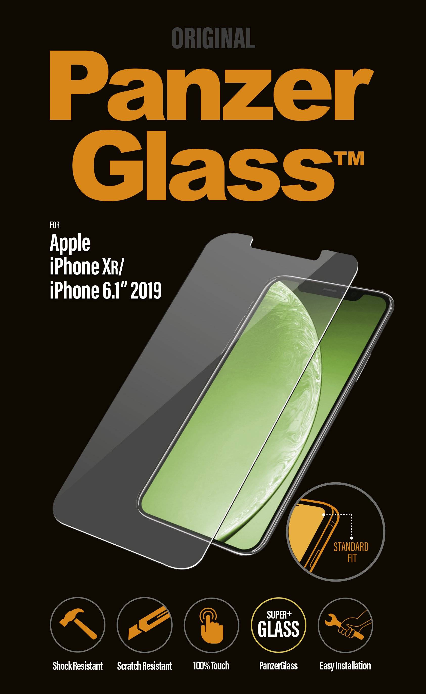 PanzerGlass Anti-Bacterial Screenprotector iPhone 11 / Xr-1